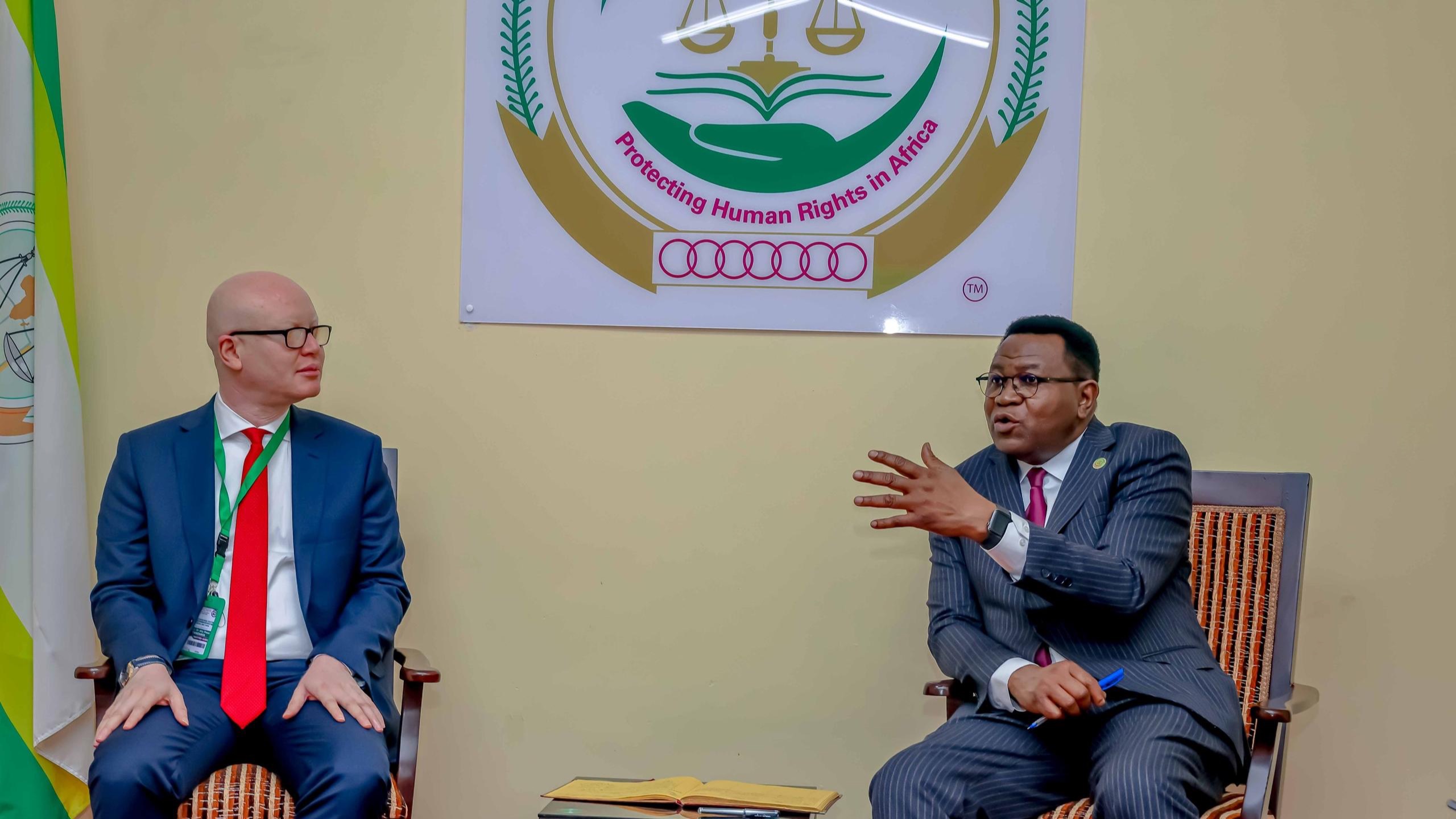 Wakili Mkuu wa Serikali Akutana na Rais wa Mahakama ya Afrika ya Haki za Binadamu na Watu